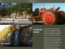 Tablet Screenshot of carriganfarms.com